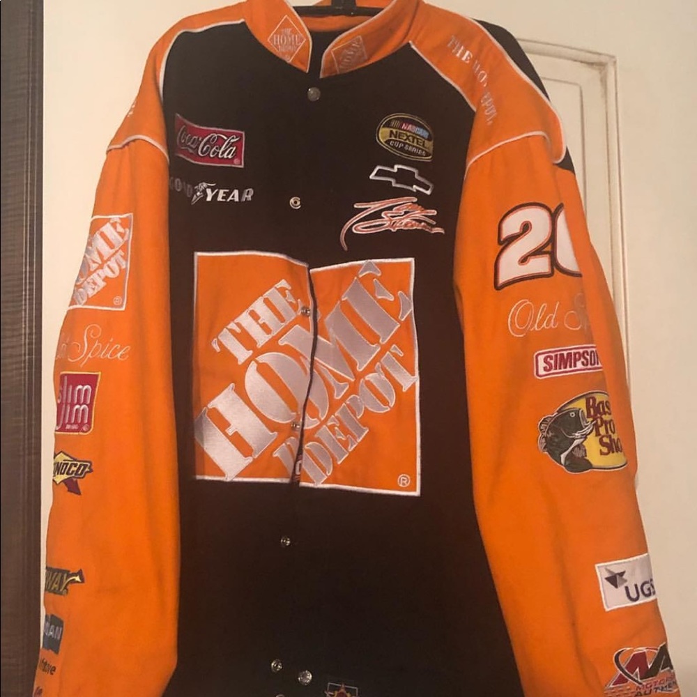 Tony Stewart #20 Home Depot Trackside Adult Jacket